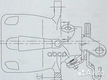 Суппорт торм. для а/м VW Golf VI (08) /Audi A3