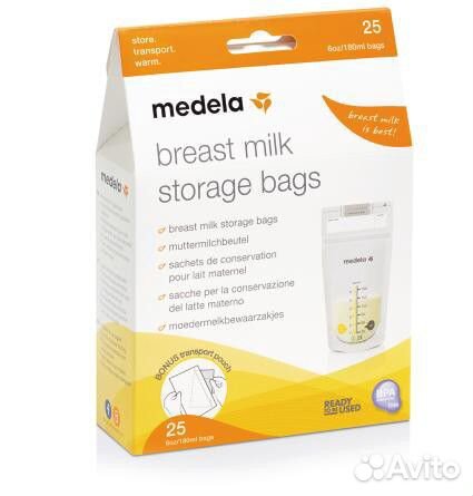 Пакеты для хранения молока Avent, Medela, Pigeon