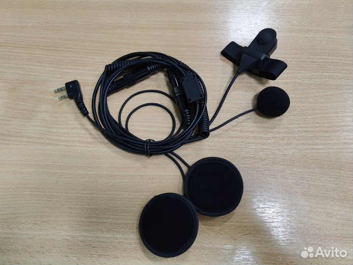 Мото гарнитура для раций Baofeng TYT Kenwood и др