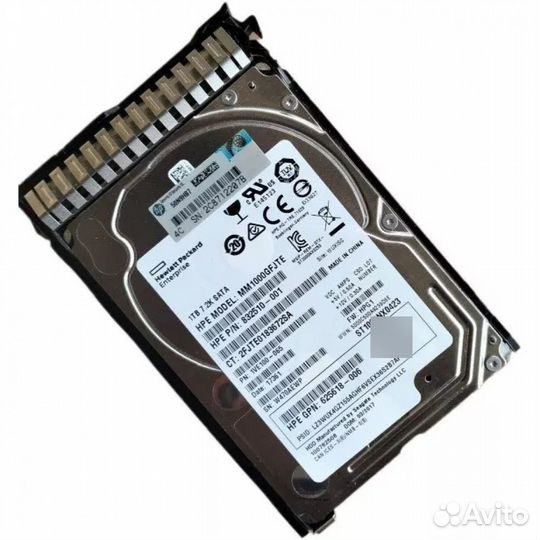 Серверный жесткий диск HPE 1TB SATA 6G 7.2K 100556