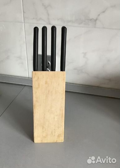 Набор кухонных ножей с подставкой IKEA