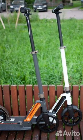 Самокат взрослый reaction 200 оранжевый