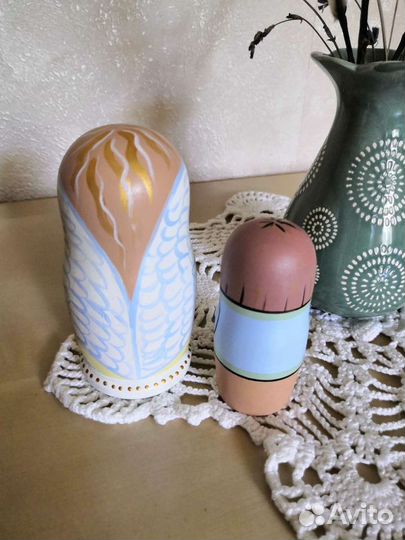 Ангел и ребёнок - матрёшка двойка