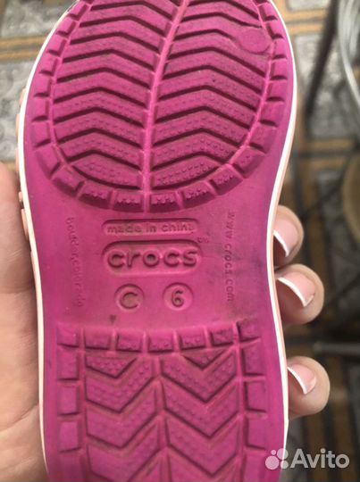 Сандалии crocs 22 размер С6 13,5 мм