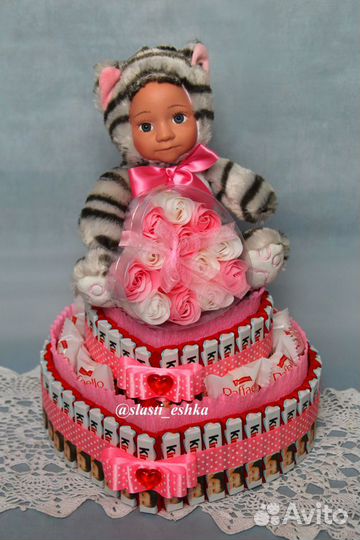 Торт из киндер-шоколадок 