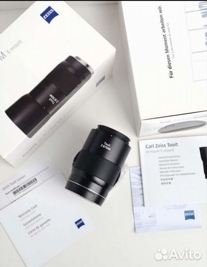 Объектив Zeiss Touit 2.8/50mm Macro Sony E идеал