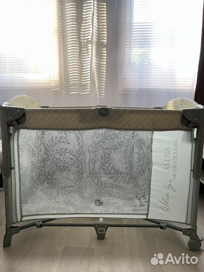 Манеж кровать с матрасом happy baby wilson