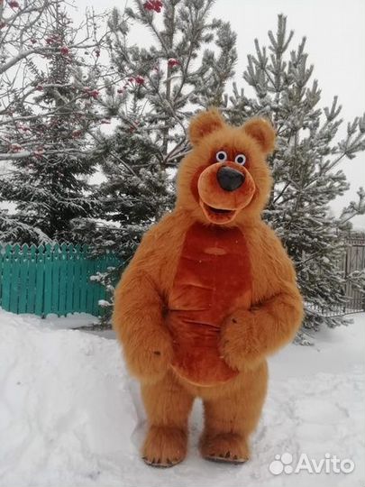 Мишка бурый из мультфильма,надувной медведь