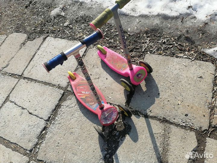 Самокат детский трехколесный бу