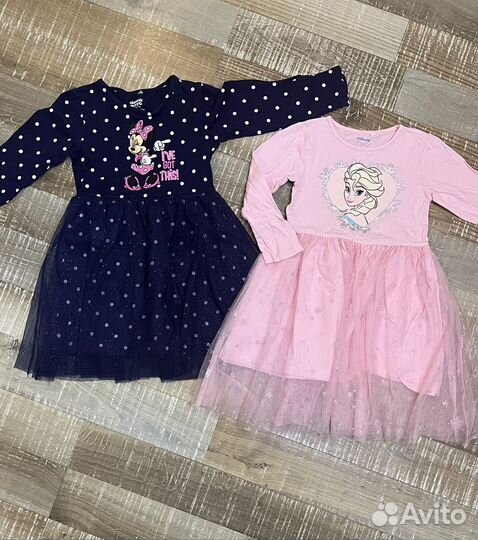 Большой пакет вещей для девочки 104