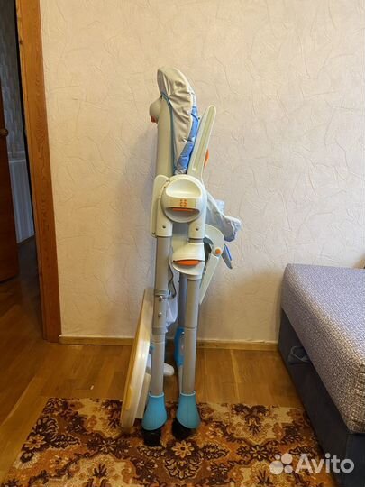 Детский стульчик для кормления chicco polly