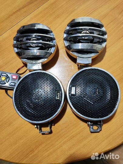 Аудио динамики на Байк