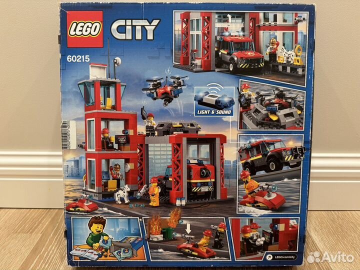 Lego city 60125 Пожарная станция