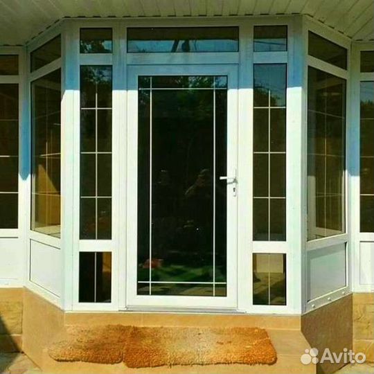 Пластиковые окна. остекление коттеджей