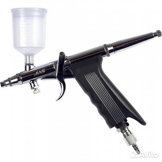 Аэрограф JAS 1156,набор с 3 соплами, новый