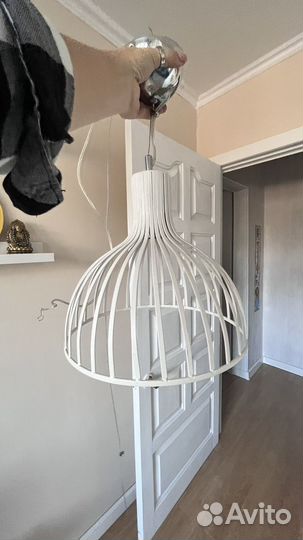 Люстра потолочная светодиодная/белая