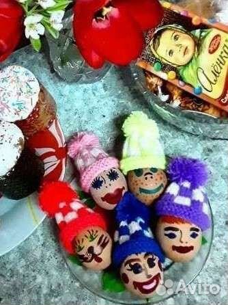 Шапочки- mini вязаные