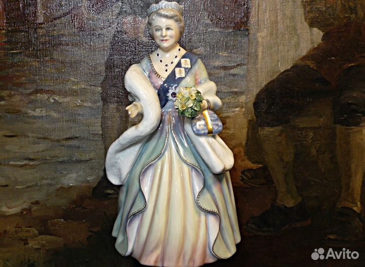 Royal Doulton.Королева Елизавета мать.Статуэтка