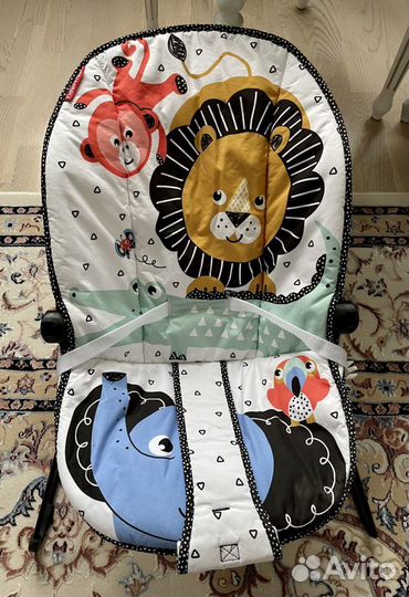 Кресло качалка детское Fisher-Price+батарейка