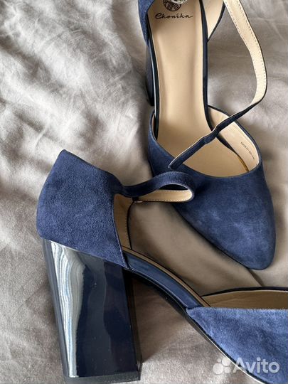 Туфли женские 38 размер, замша