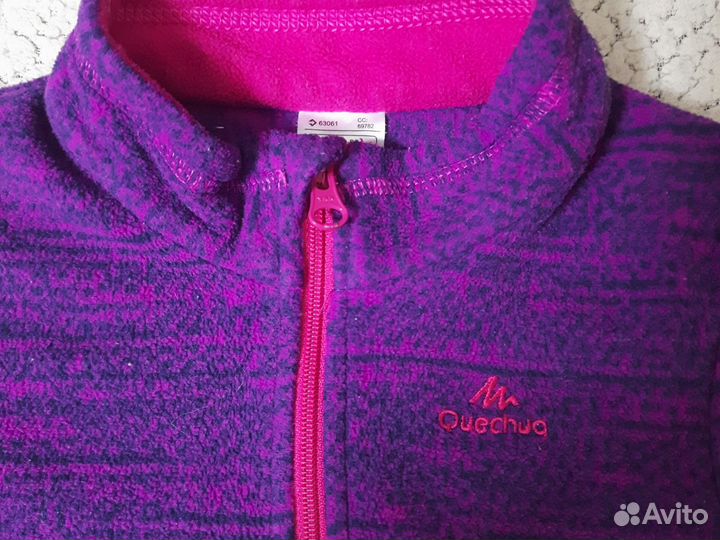 Флисовая кофта для девочки 92