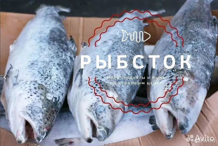 Свежезамороженная рыба коробками