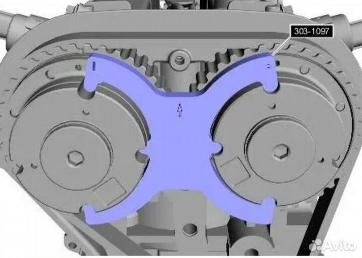 Фиксаторы грм Форд/Вольво/Мазда + Опель/Шевроле