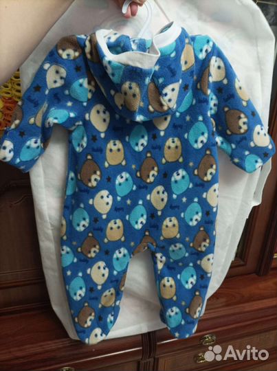 Флисовый комбинезон 74