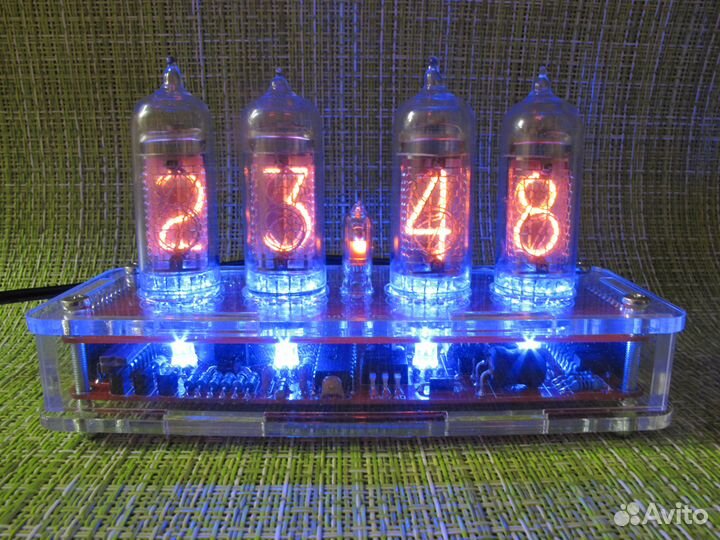 Часы на газоразрядных индикаторах ин-14