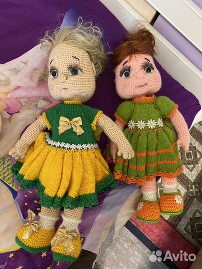 Кукла вязаная ручная работа