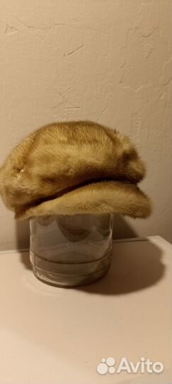 Берет женский норковый