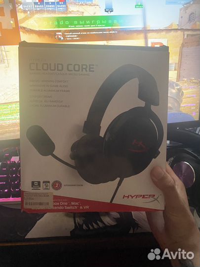 Наушники hyperx cloud core