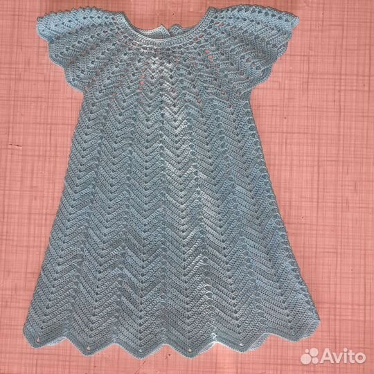 Свяжу детское платье на заказ