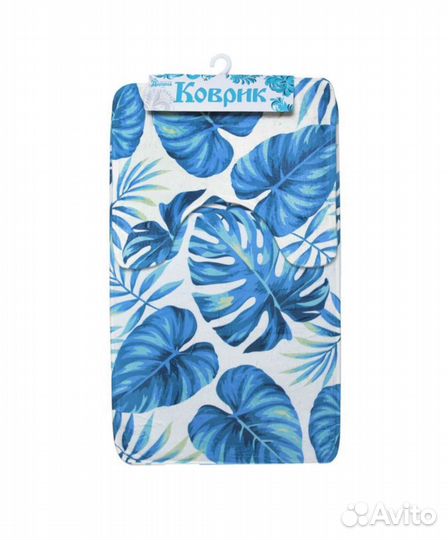 Набор ковриков для ванной и туалета Доляна новый