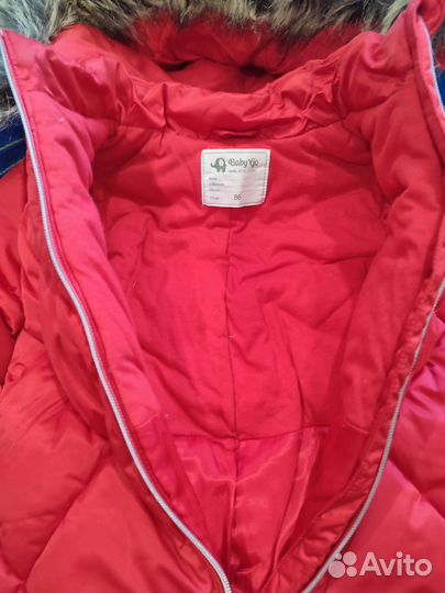 Зимний комбинезон для девочки 86