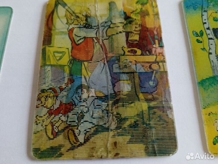 Календарики переливные СССР