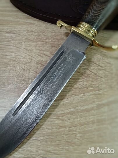 Нож финка нквд из Дамасской стали