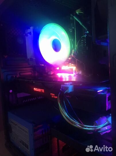 Игровой Компьютер gigabyte 1060 3gb, xeon2650v2