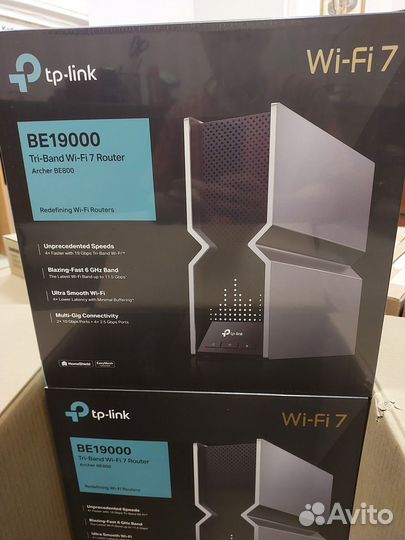 TP-link Archer BE800 BE19000 трёх-диапазонный роут