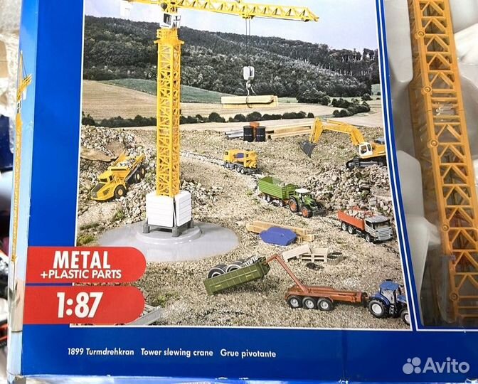 Модель Башенный кран 1 87 H0 Siku 1899