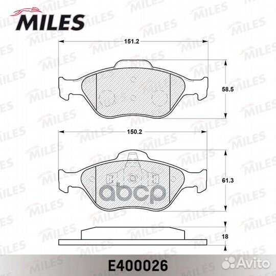 Колодки тормозные ford fiesta 9501/01/fusion