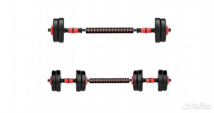 Гантели 30 кг + гриф для штанги