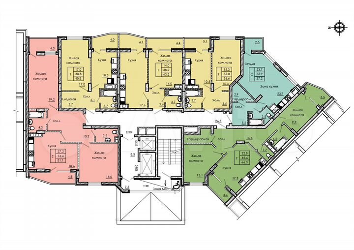 Квартира-студия, 37,2 м², 2/18 эт.