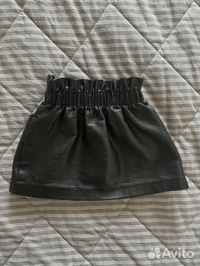 Юбка кожаная для девочки