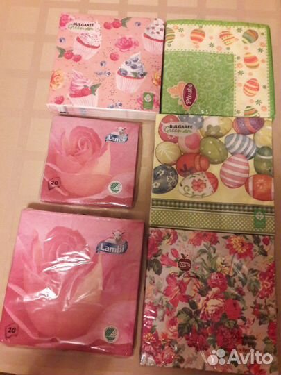 Новые разные сервировочные салфетки