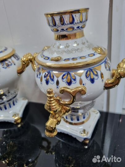 Самовары, Гжель. Без маленького чайника