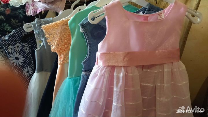 Детские вещи пакетом для девочек 104-116