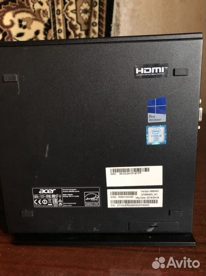 Компьютер, мини пк, процессор