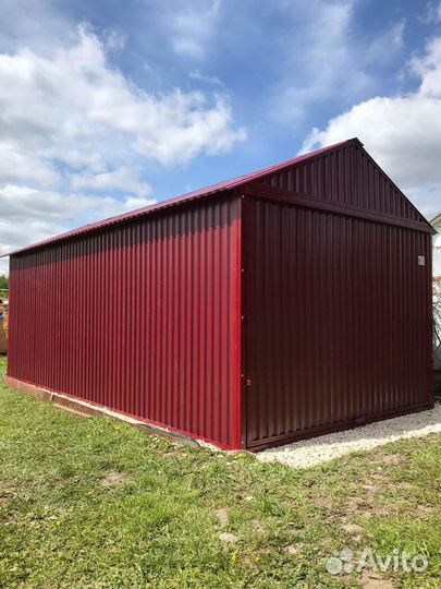 Гараж пенал ракушка металлический