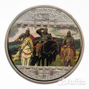 О-ва Кука 2010. Три богатыря. Ag999 93.3 гр